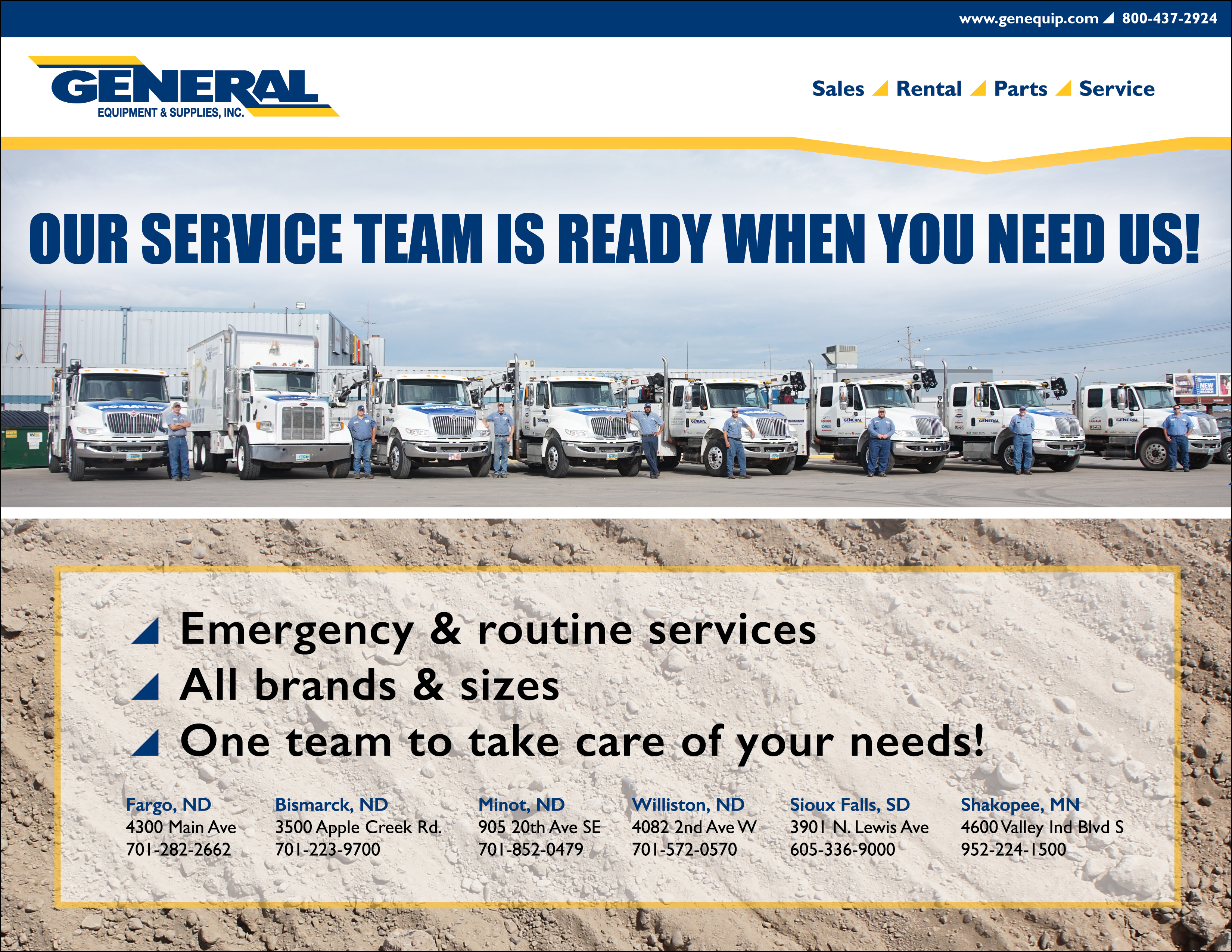 GES Service Truck Poster Email Blast